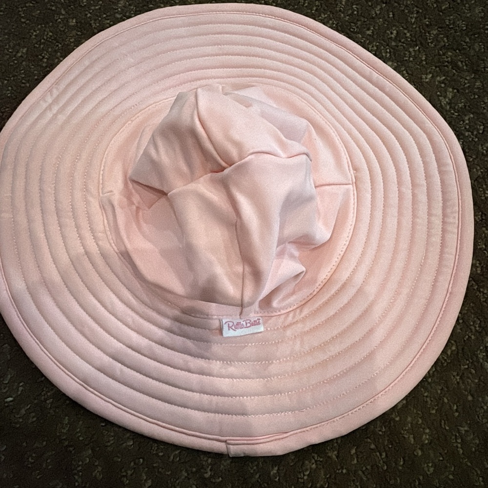 RuffleButt Pink Kids Sun Hat by